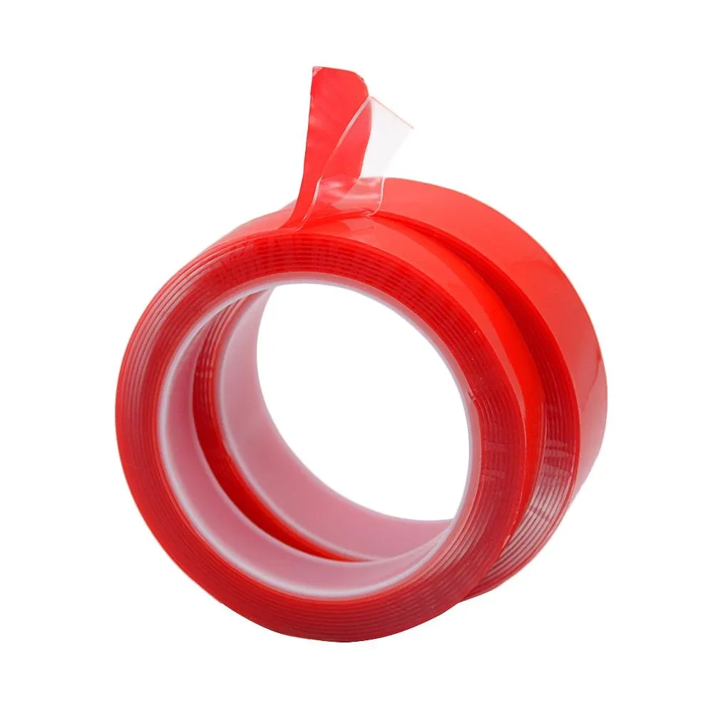 ÇİFT TARAFLI ŞEFFAF SİLİKONLU BANT 20MM 5MT