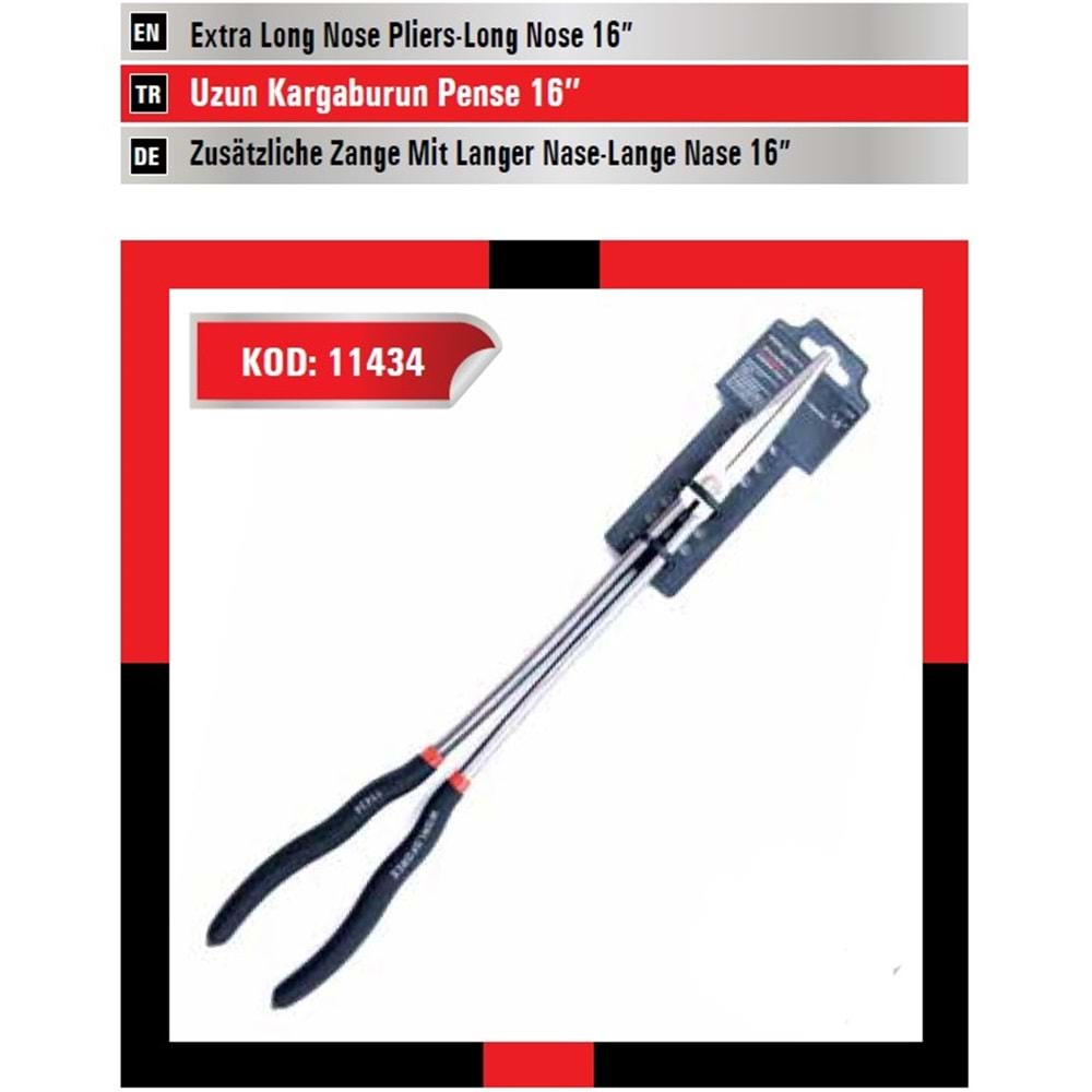 KARGABURUN DÜZ UZUN TİP 400MM 11434