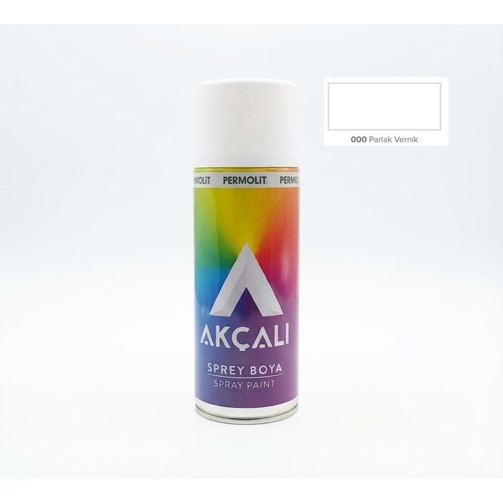 AKÇALI ŞEFFAF SPREY PARLAK VERNİK 400 ML