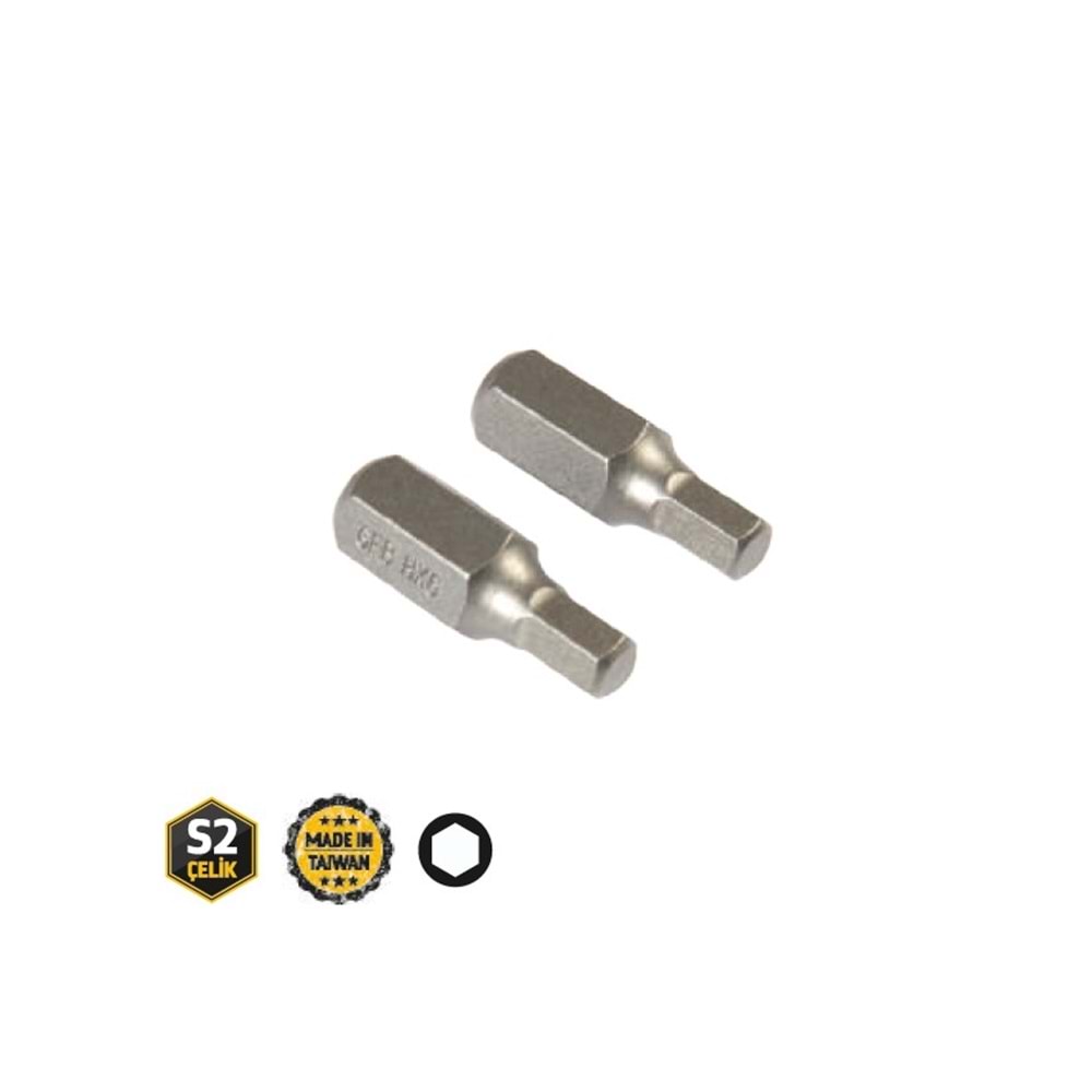 ALLEN BİT'S UÇ KISA 12*30MM 2473