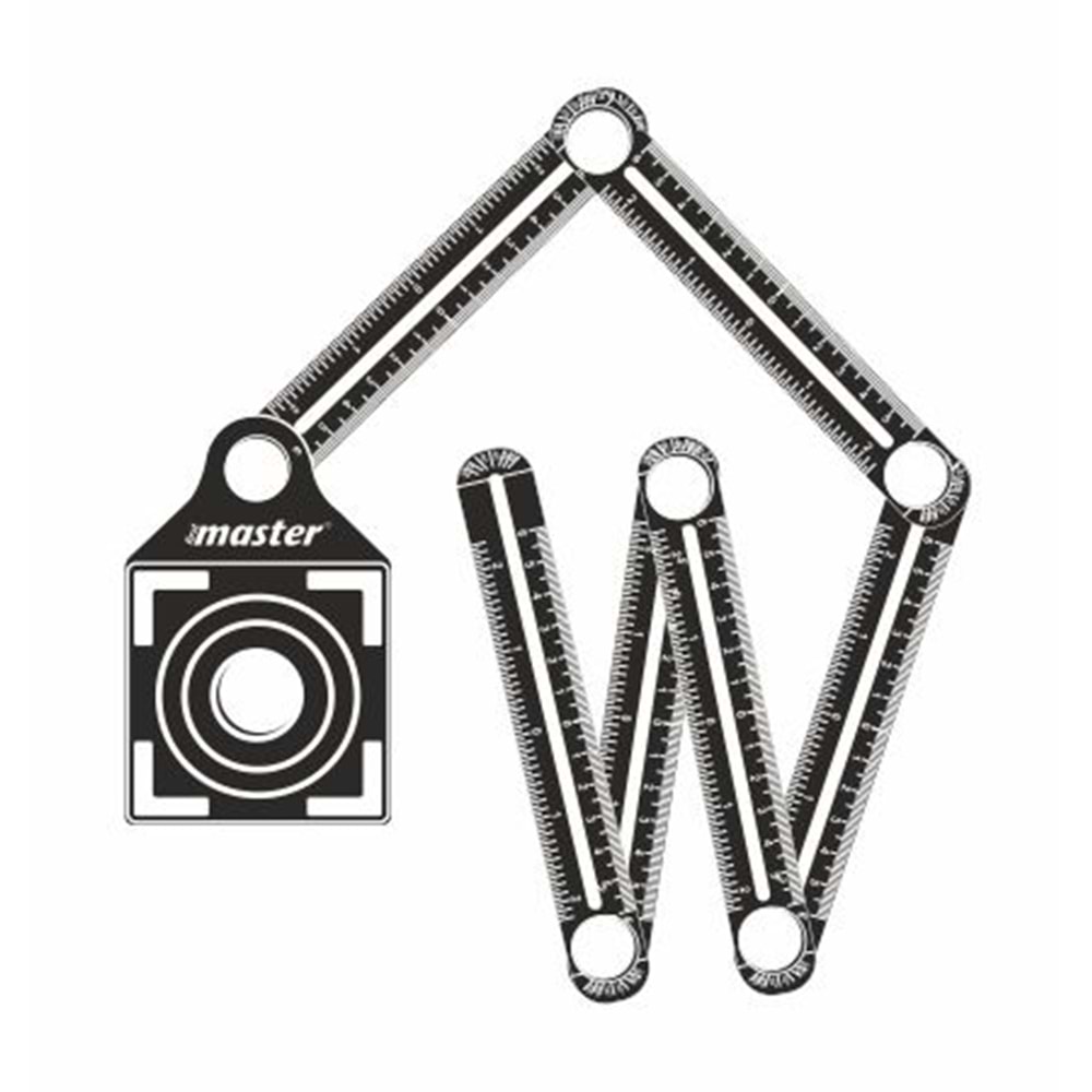 MASTER ŞABLON CETVELİ KATLANIR 6 AÇILI 507625