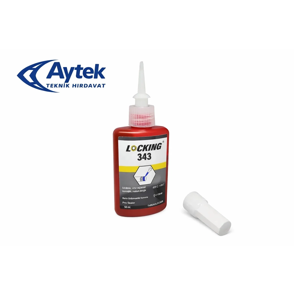 LOCKİNG 343 / 50ML CİVATA SABİTLEYİCİ ORTA DERECE