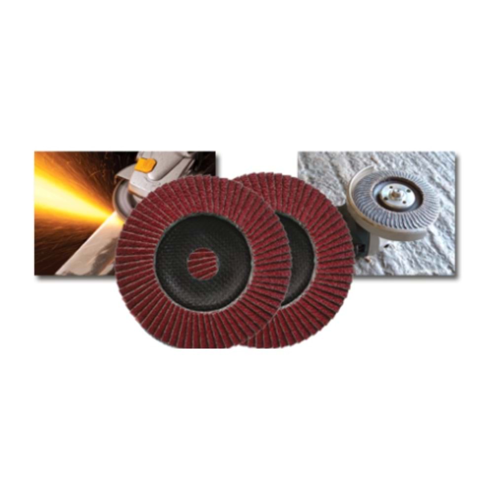 FLAP DİSK 115 - 40 KUM AL./OX.