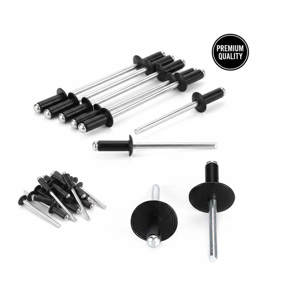 POP PERÇİN 4*10MM AL/ST ASD-9005 SİYAH