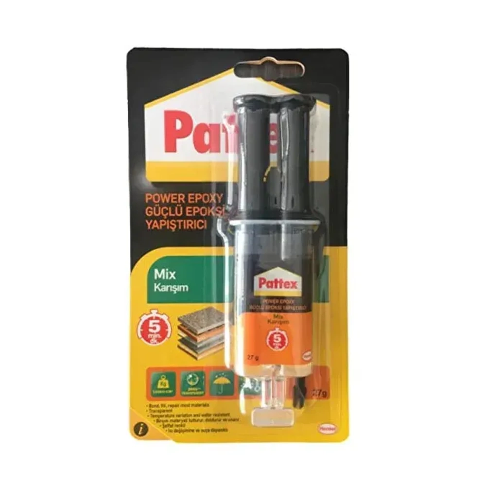 PATTEX ÜNİVERSAL MİX EPOKSİ YAPIŞTIRICI 27GR.