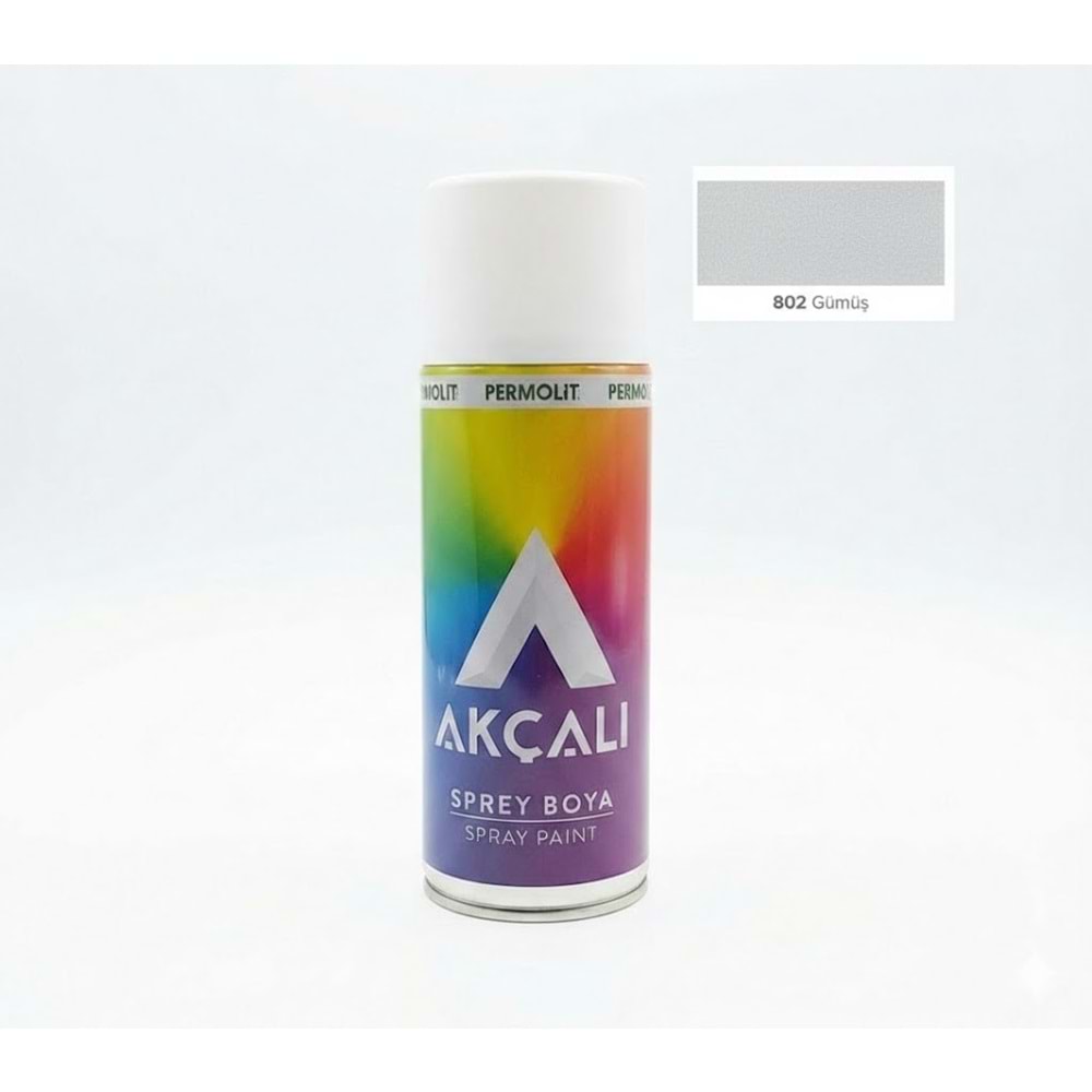 AKÇALI 802 SPREY BOYA GÜMÜŞ 400ML