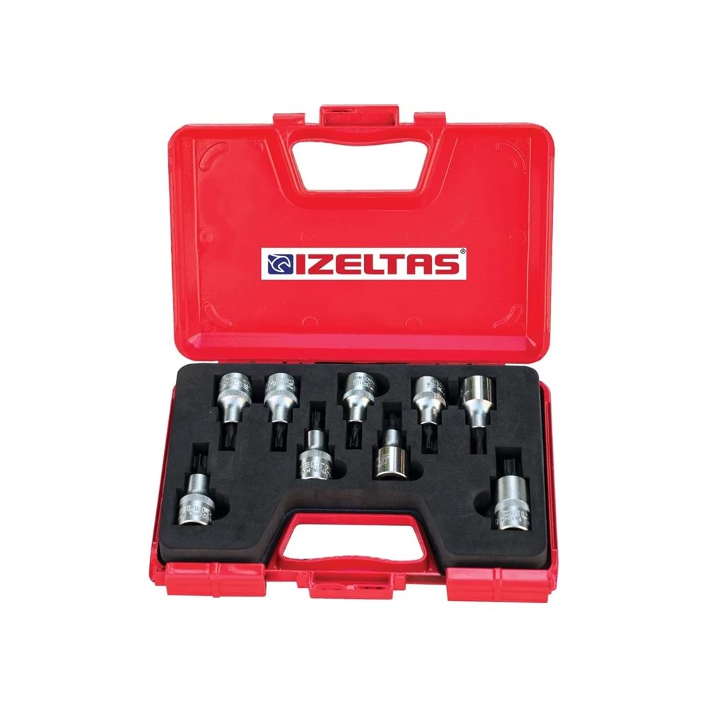 1/2'' TORX LOKMA ANAHTAR TAKIMI 9PRÇ. 1113006009 İZELTAŞ