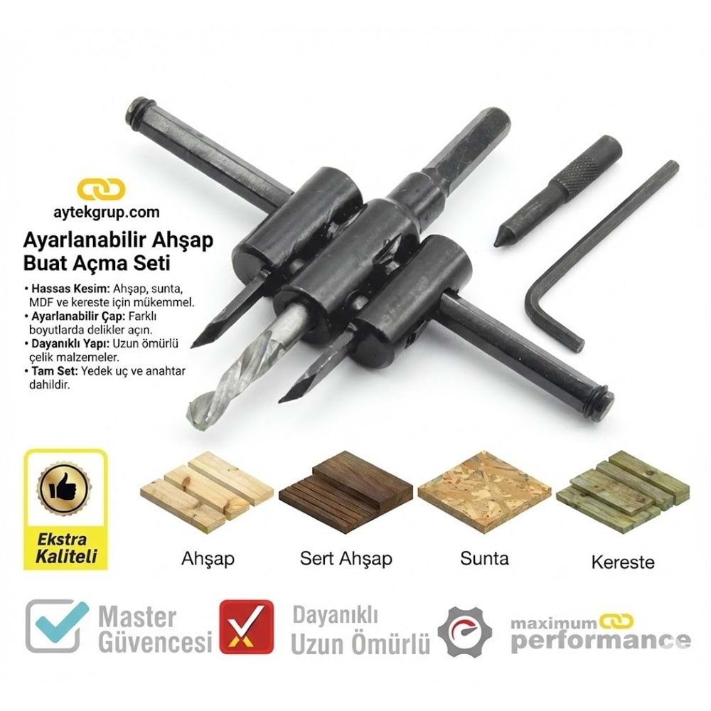 MASTER AYARLI PANÇ DELME SETİ 30-120MM 530560