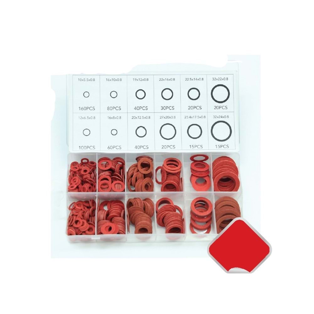 FİBER CONTA SETİ 600 PARÇA 11074