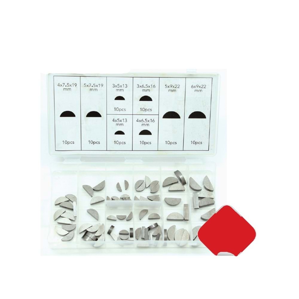 WOODRUFF ANAHTAR SETİ 80 PARÇA