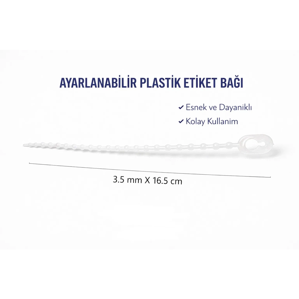 KABLO CIRTI BONCUK TİP 3*165 BEYAZ 1000 AD.