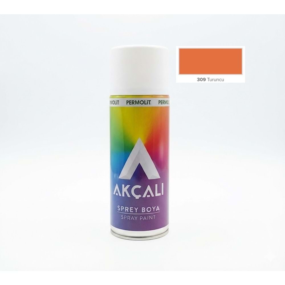 AKÇALI 309 SPREY TURUNCU BOYA 400ML