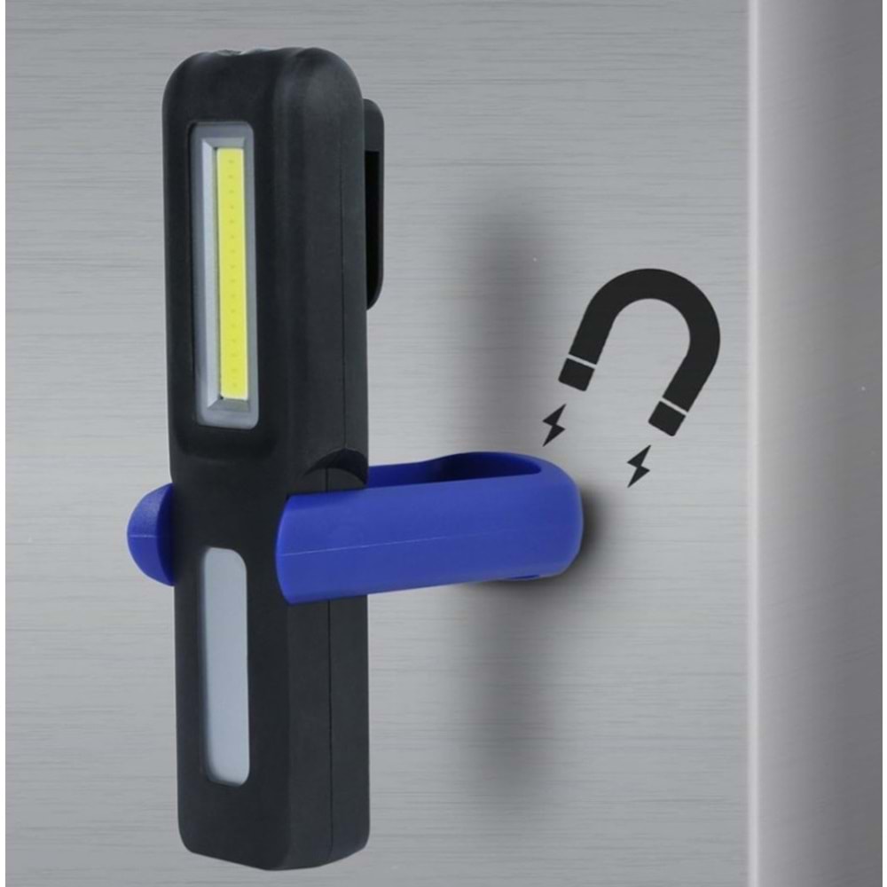 WATTON ŞARJLI MIKNATISLI KADEME AYARLI LED LAMBA WT-285