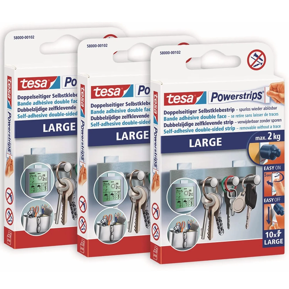 TESA İZ BIRAKMADAN ÇIKARILABİLİR ÇİFT TARAFLI BANT 58000-00132-20