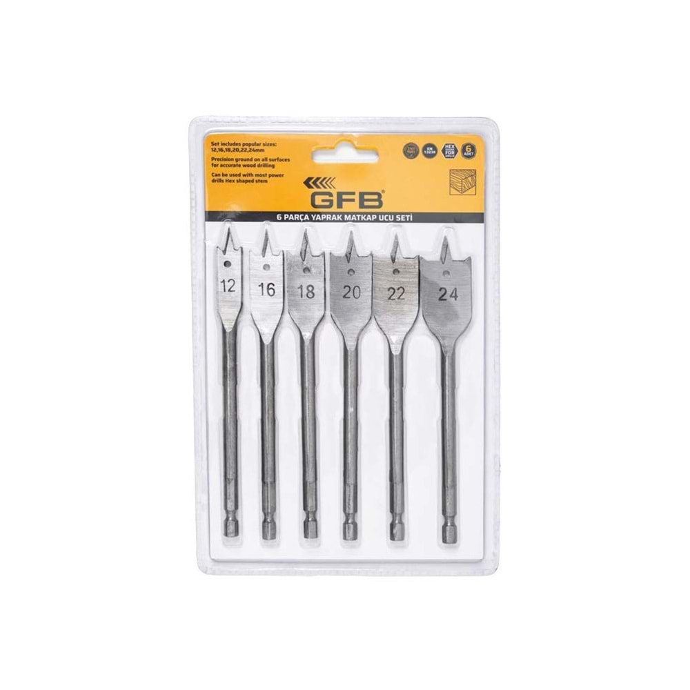 YAPRAK MATKAP UCU SETİ HEX UÇLU 6 PARÇA 2171