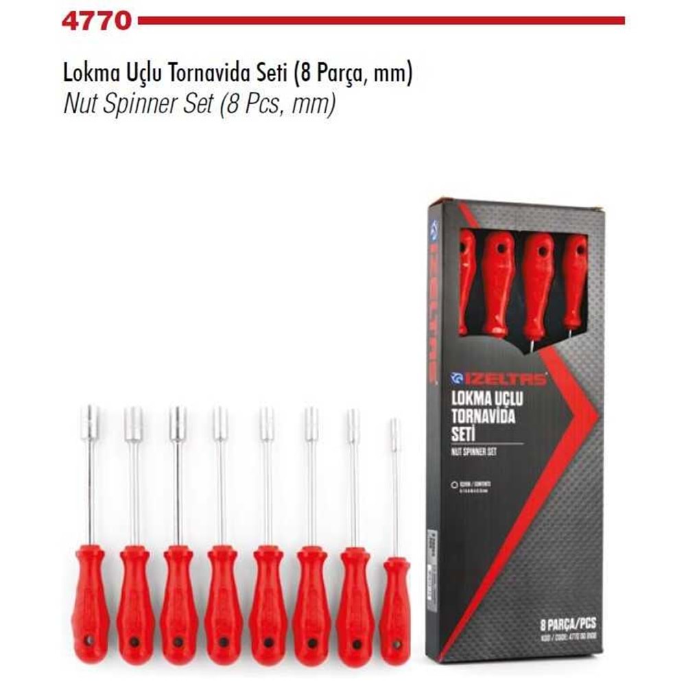 LOKMA TORNAVİDA SETİ 8 Lİ 4770008108 İZELTAŞ