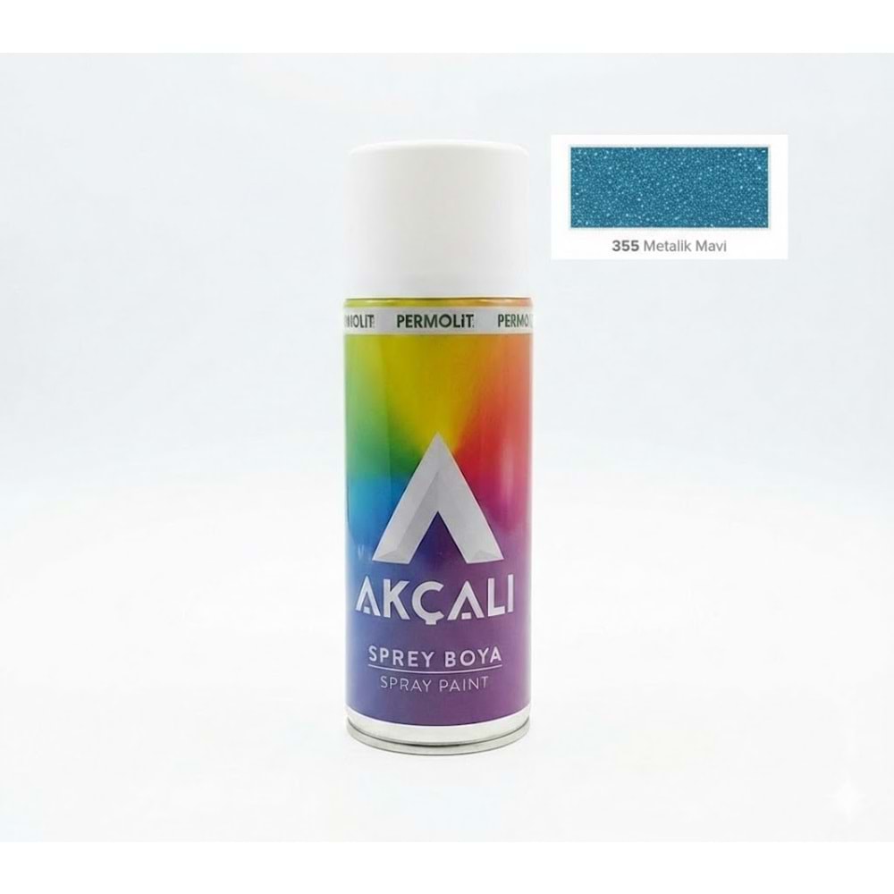 AKÇALI 355 SPREY BOYA METALİK MAVİ 400ML
