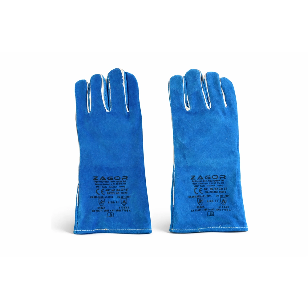 KAYNAK ELDİVENİ 35CM. TURKUAZ ZAGOR -227 BT