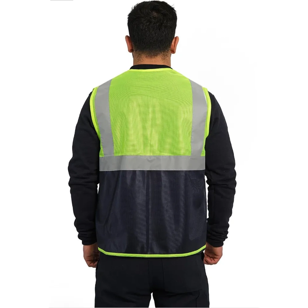 MÜHENDİS YELEK SARI-LACİVERT 3XL