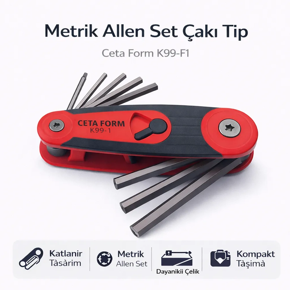 METRİK ALLEN SET ÇAKI TİP K99-F1 CF