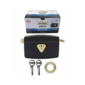 TİRAJLI KİLİT OVAL KARŞILIKLI 14CM YUMA YM-600