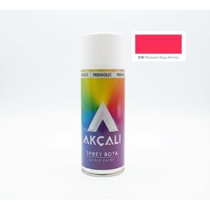 AKÇALI 519 FLORESAN KIRMIZI SPREY BOYA 400ML.