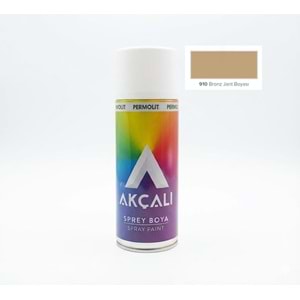 AKÇALI 910 SPREY JANT BOYASI BRONZ 400ML