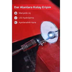 TELESKOPİK MANYETİK LEDLİ TOPLAYICI FJPT 018C