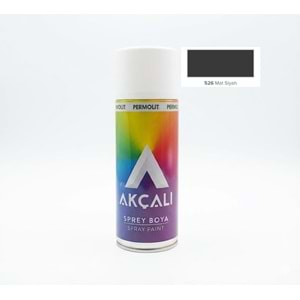 AKÇALI 526 SPREY BOYA MAT SİYAH 400ML