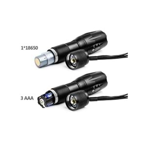 WATTON ŞARJLI MIKNATISLI Q5 LED 3 RENK LAMBA WT-610