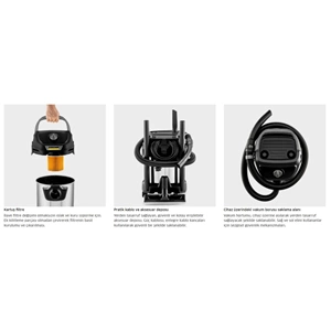 KARCHER ISLAK-KURU ELEKTRİKLİ SÜPÜRGE KWD 3S V-17/4/20