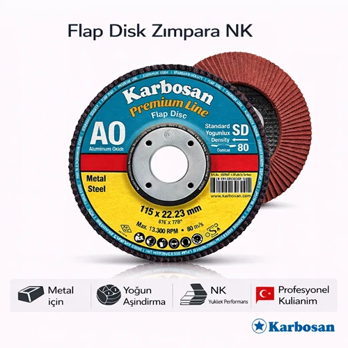KARBOSAN FLAP DİSK ZIMPARA NK P60 982980