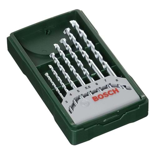 BOSCH X-LİNE TAŞ/DUVAR MATKAP UCU SETİ 7PRÇ. 2607017523