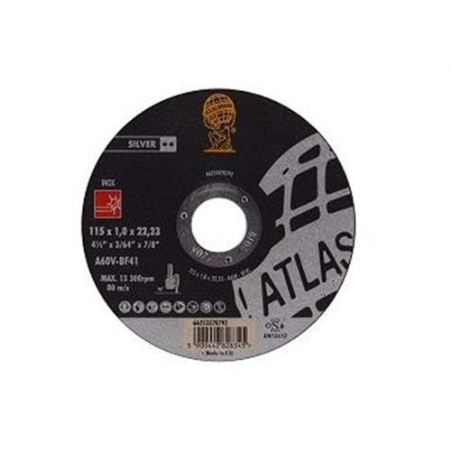ATLAS BRONZE KESME TAŞI İNOX 115*1,0*23