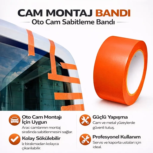 CAM BANTI TURUNCU 45MM 30MT.