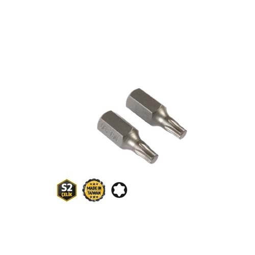 TORX BİT'S UÇ KISA 10MM T40*30 2457