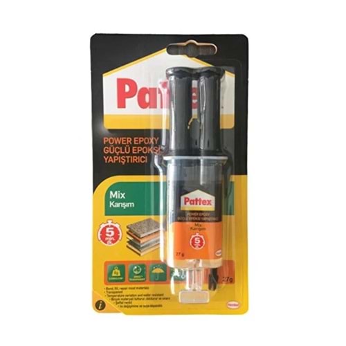 PATTEX ÜNİVERSAL MİX EPOKSİ YAPIŞTIRICI 27GR.