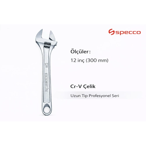 SPECCO KURBAĞCIK ANAHTAR 12'' 300MM 1531