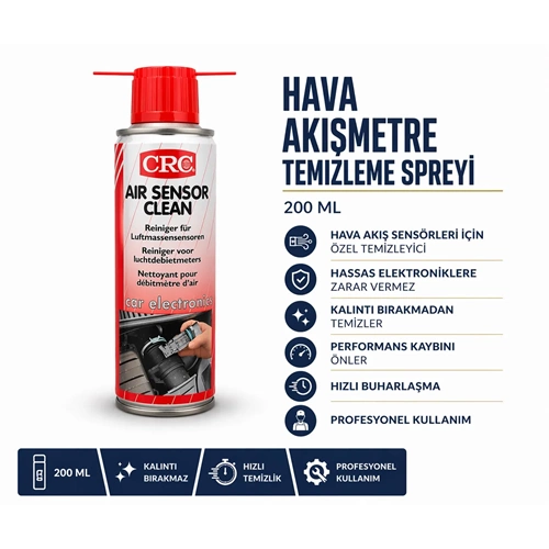 CRC HAVA AKIŞMETRE TEMİZLEYİCİ SPREY 200ML.