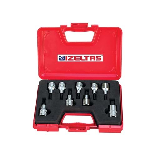 1/2'' TORX LOKMA ANAHTAR TAKIMI 9PRÇ. 1113006009 İZELTAŞ