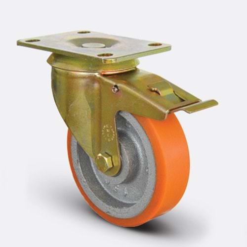 Eİ 01 VBP 100 F ORTA SANAYİ FRENLİ TABLALI DÖNER TEKER