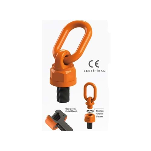 ÇİFT YÖNLÜ HAREKETLİ DÖNER MAPA M8-1.25