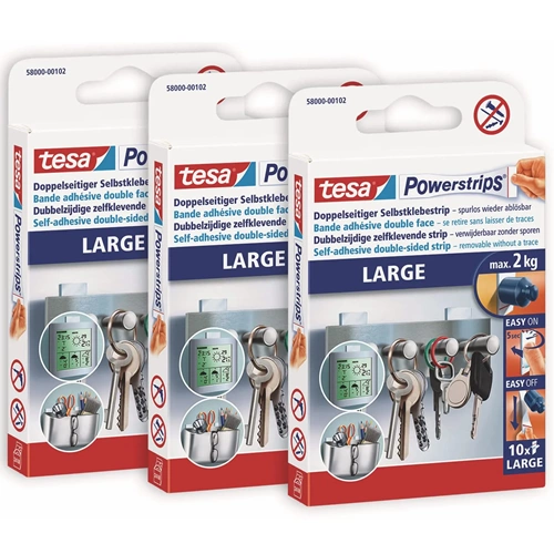 TESA İZ BIRAKMADAN ÇIKARILABİLİR ÇİFT TARAFLI BANT 58000-00132-20