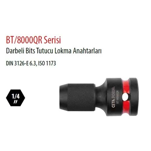 1/2'' DARBELİ BİT'S TUTUCU LOKMA 1/4