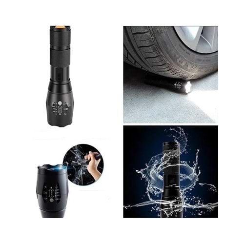 WATTON ŞARJLI MIKNATISLI Q5 LED 3 RENK LAMBA WT-610