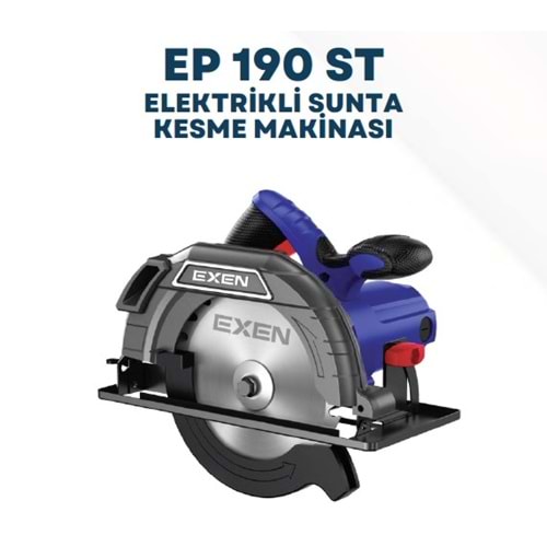 EXEN ELEKTRİKLİ SUNTA KESME MAKİNASI 190MM 1400 WATT EP 190 ST