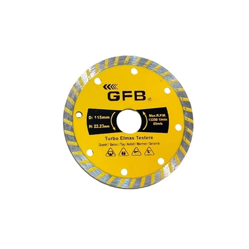 TURBO ELMAS ( MERMER-GRANİT ) KESME 115MM 2385