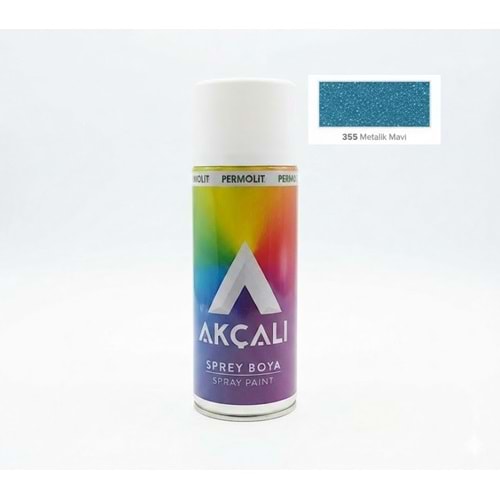 AKÇALI 355 SPREY BOYA METALİK MAVİ 400ML