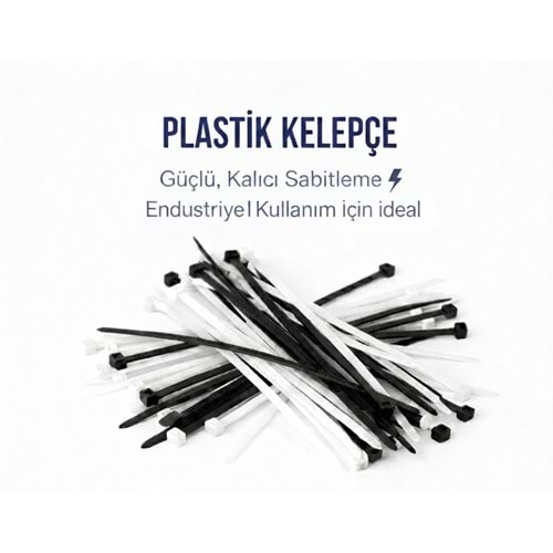 KABLO CIRTI 8MMX650MM SİYAH