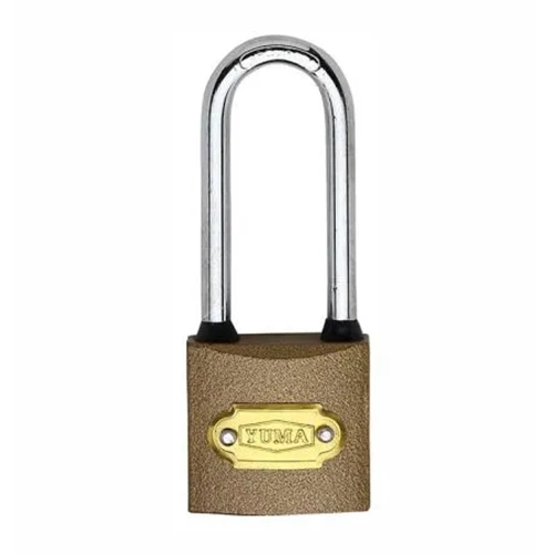 YUMA ASMA KİLİT SARI BOYALI DÖKÜM UZUN 32MM 1032BL